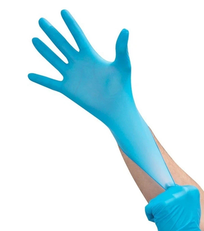 Raxwell Nitrile Examination Gloves – Blue,Powder/latex Free/disposable(10 x 100)