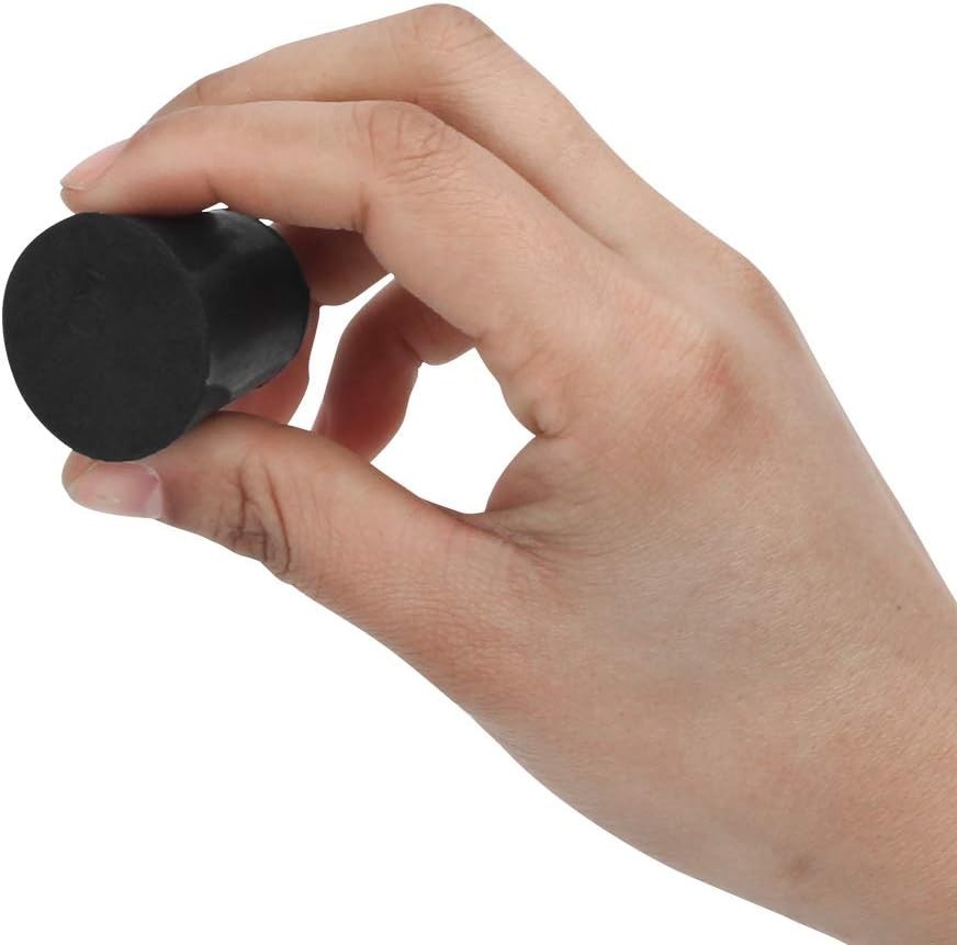27 Pack 10 Assorted Sizes – Tapered Lab Bungs Solid Rubber Stoppers