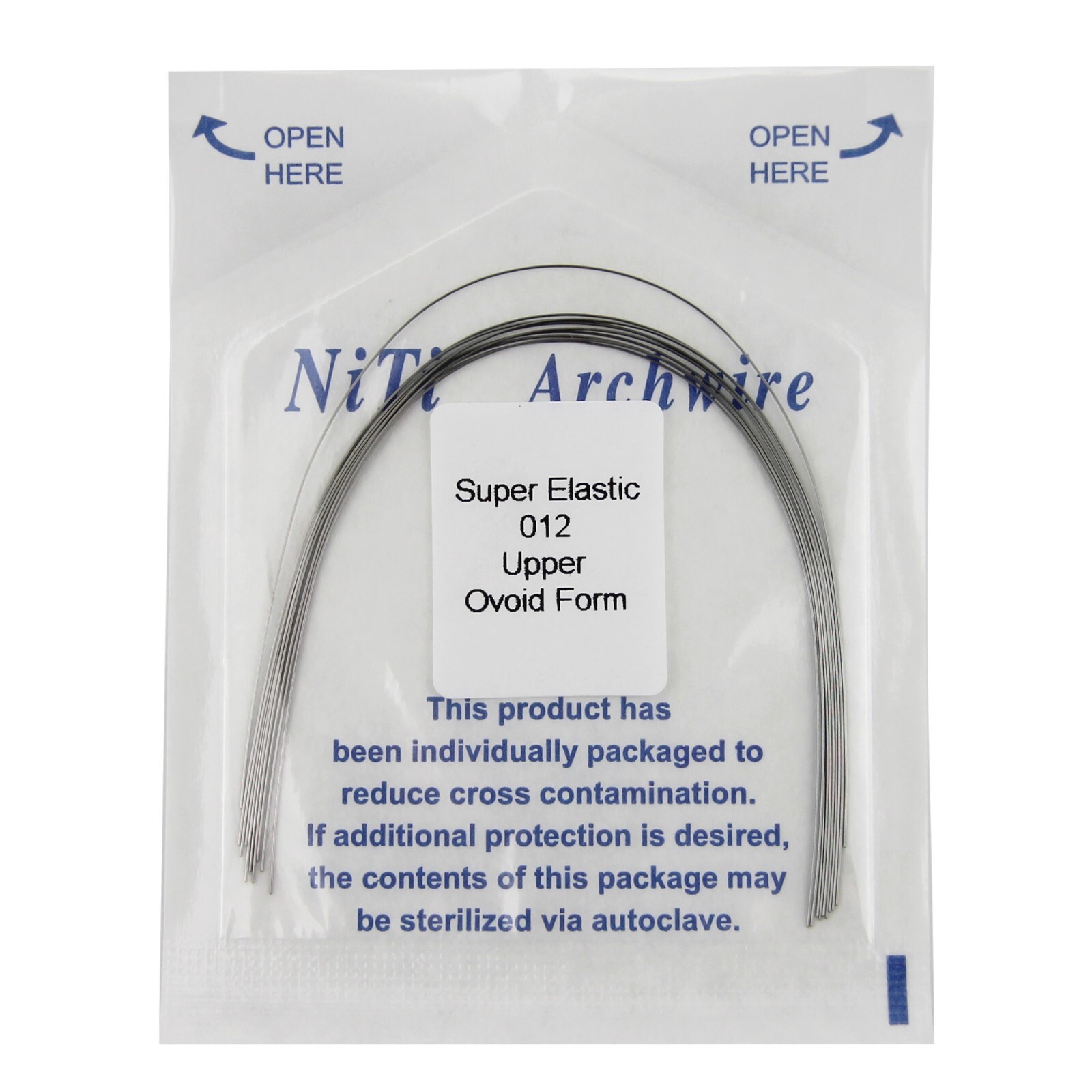 Orthodontic Arch Wire Niti Round Rectangular Ovoid Natural arcos de ortodoncia