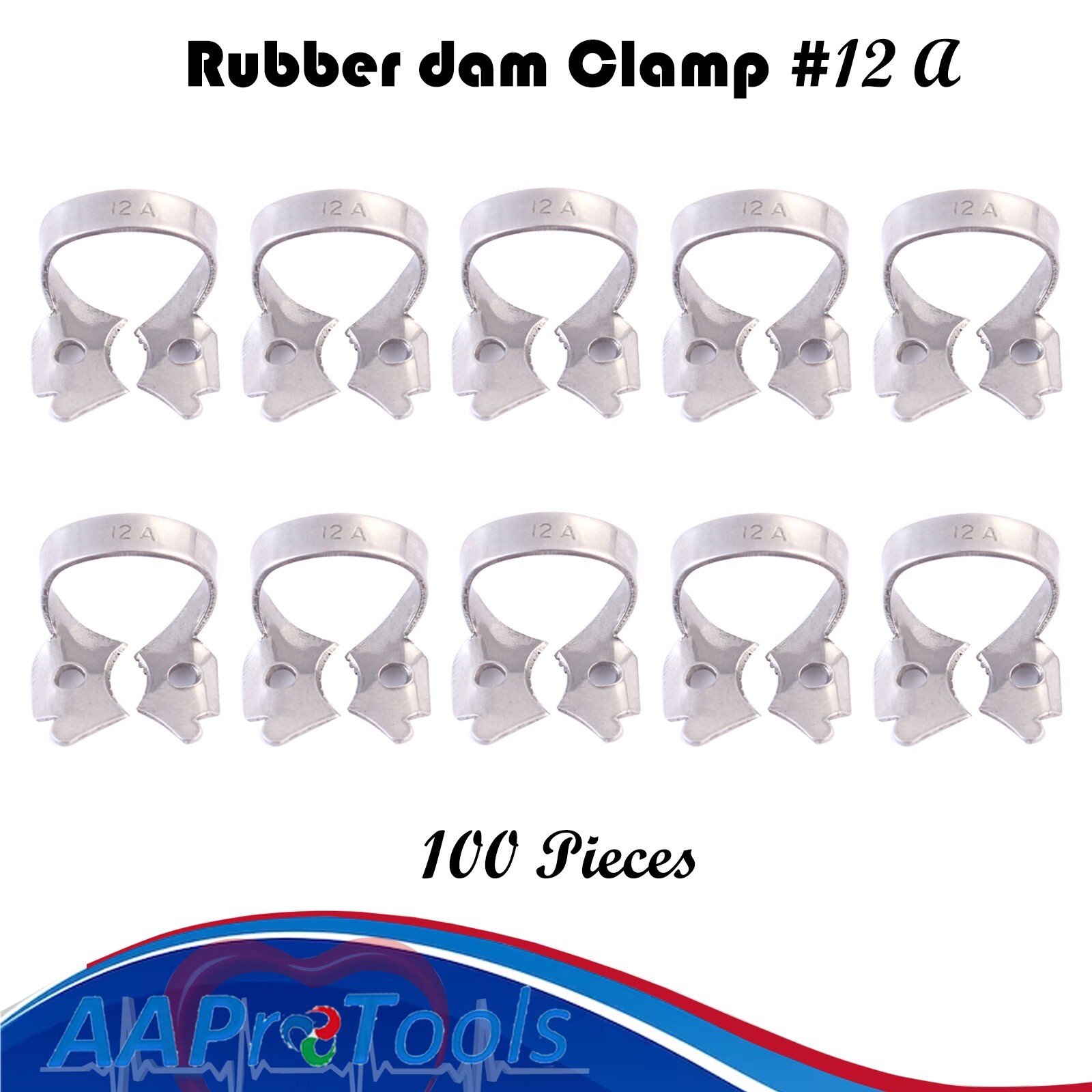 AAPro 100 Dental Rubber Dam Clamp Primarily Retention Rubber Dam Fr Tooth Engage