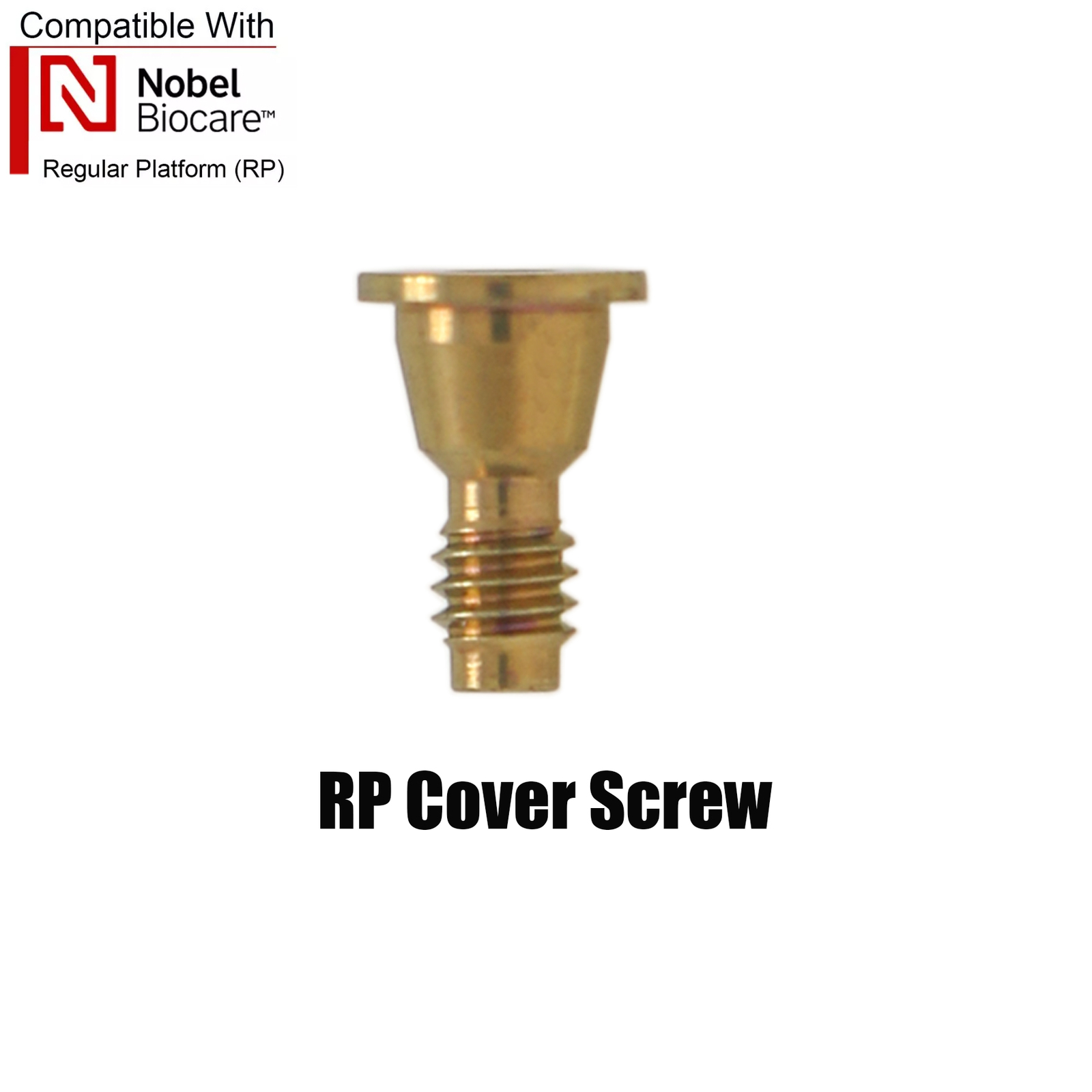 Fits Nobel Locator/Healing Abutments NP/RP Closure Cap Open/Closed Tray Conical