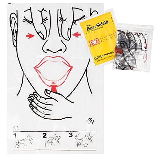 Ever Ready First Aid CPR Face Shield – 10-20 Pack