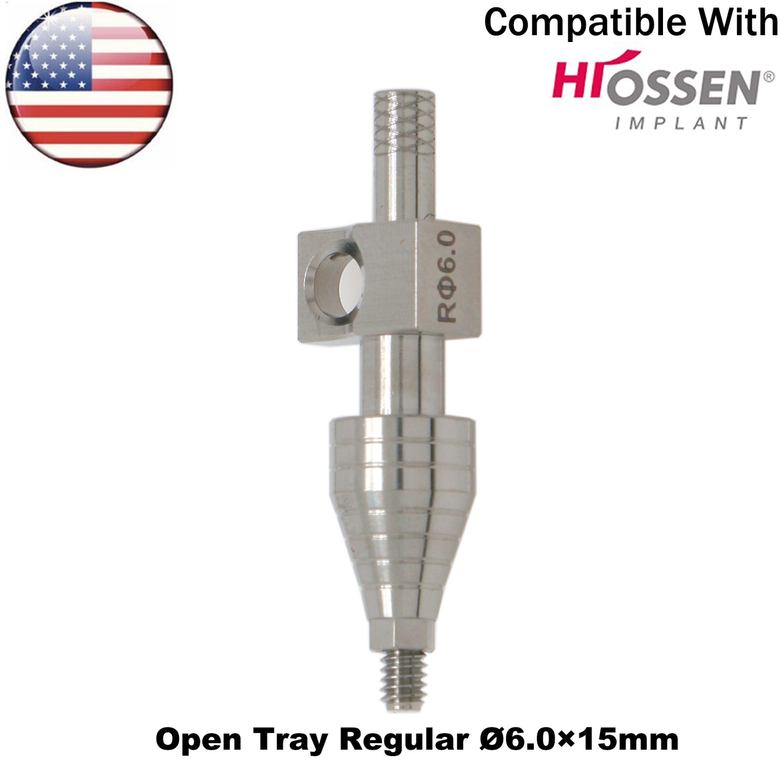 US Fits Hiossen Osstem Dental Impression Transfer Coping Open Tray Mini/Regular