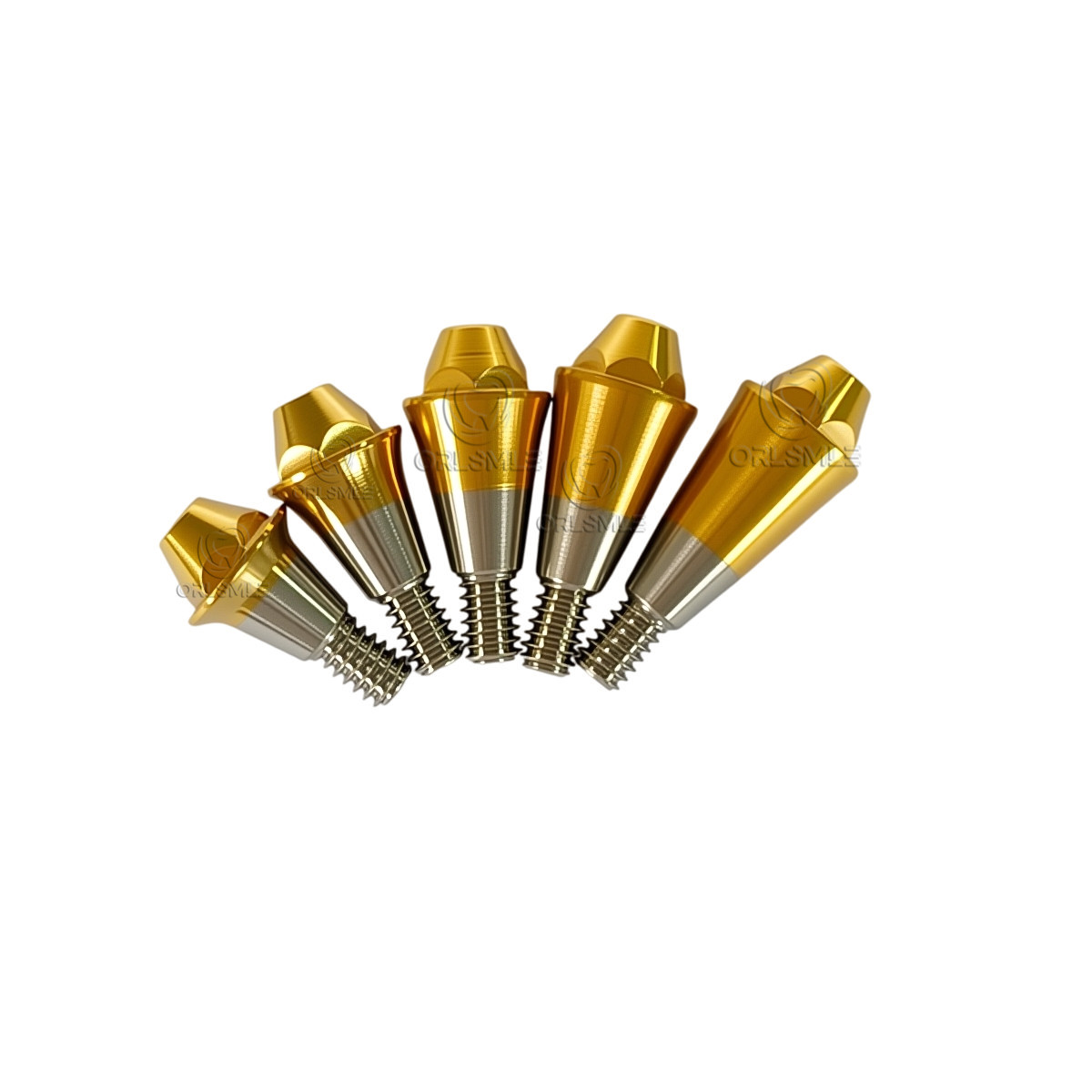 Dental multi unit straight abutment D4.8 MU for bridge work fits Hiossen Osstem