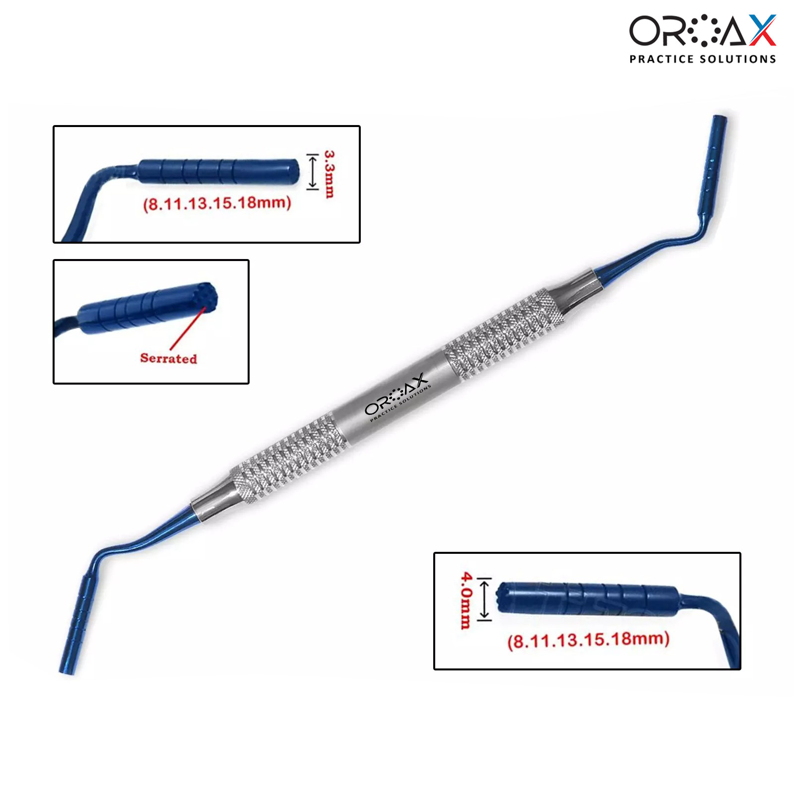 Dental Implantology Packer Compactor Implant Bone Graft Scoop Plugger Carrier
