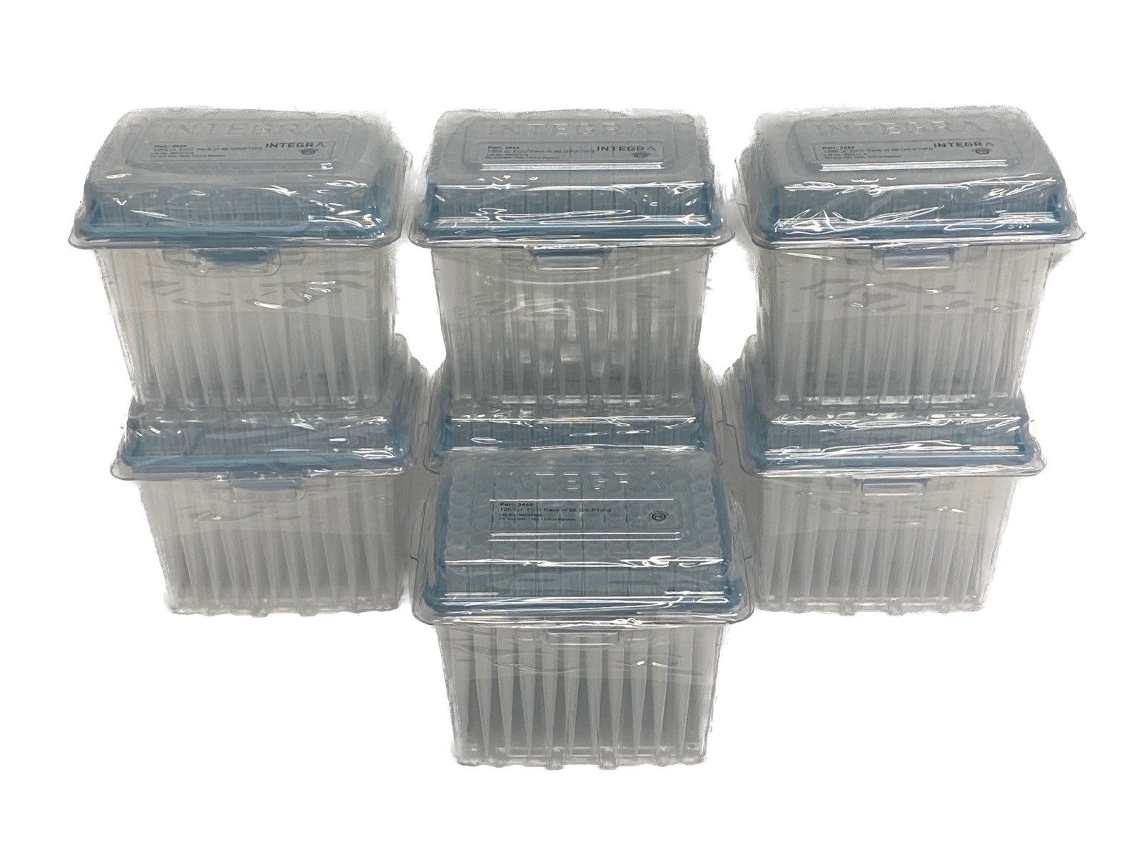 (672) INTEGRA 1250uL GripTip Pipette Tips 7x 96/ECO Rack 3444
