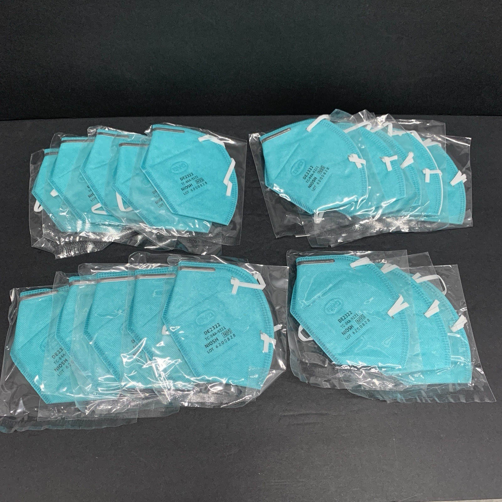 BYD Care N95 Particulate Respirator Face Mask 18-Count Individually Wrapped