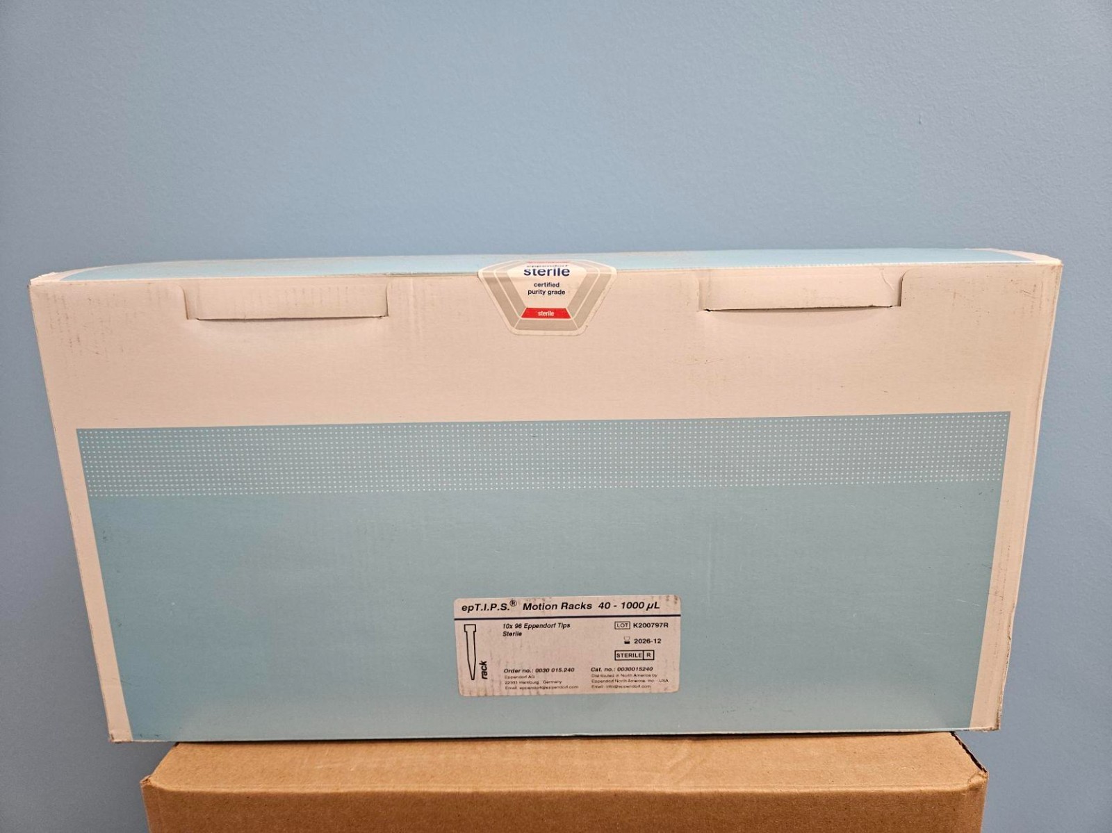 Eppendorf 0030015240 epT.I.P.S. Motion Racks case 40-1000 µL, 10×96 pipette tips