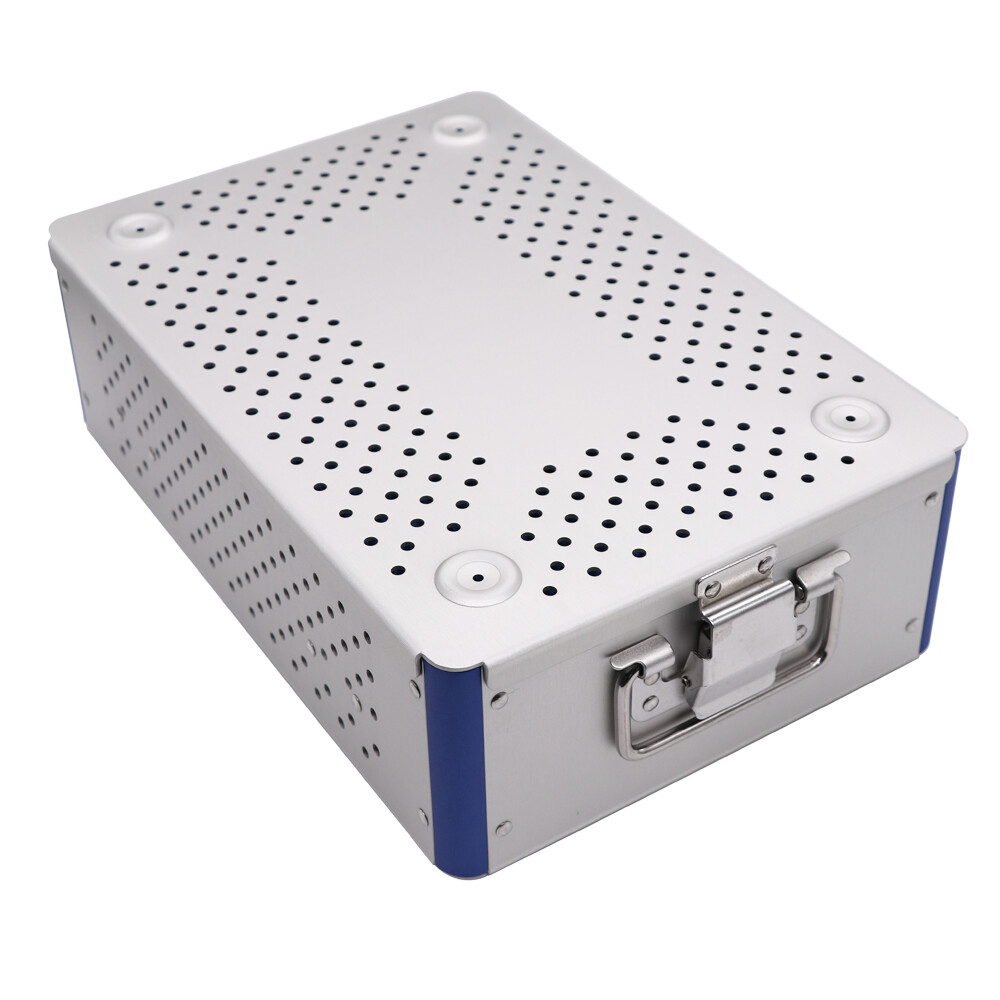 double layer sterilization tray case box 300*200*90mm surgical instrument，US