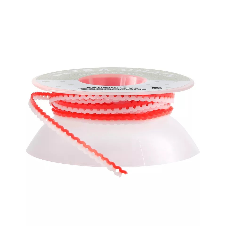 Dental Orthodontic Colored Elastic Power Chain Continuous, Short & Long