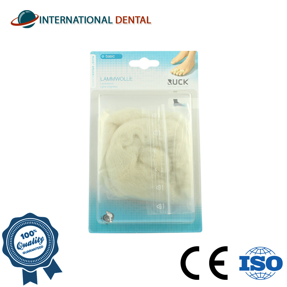 Ruck Medical Sheep Wool Fine Long Fiber Lambswool Pedicure Toes Feet 20g/100g
