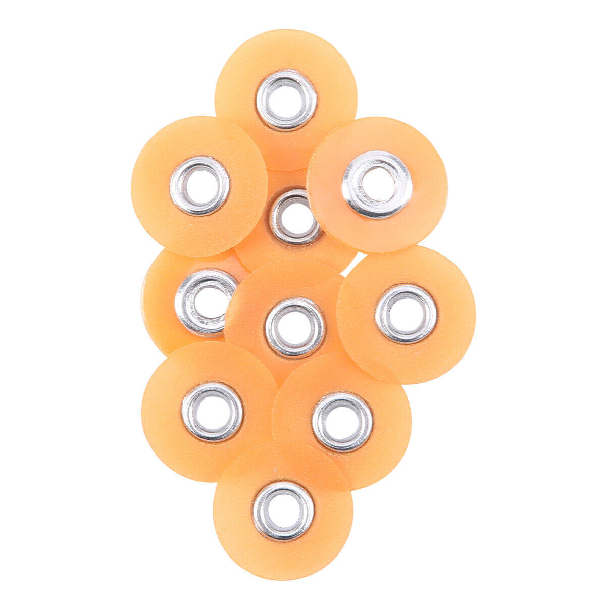 Dental SOFLEX Fine Composite Finishing Polishing Discs 9.5/12.7mm/ 10pcs Mandrel