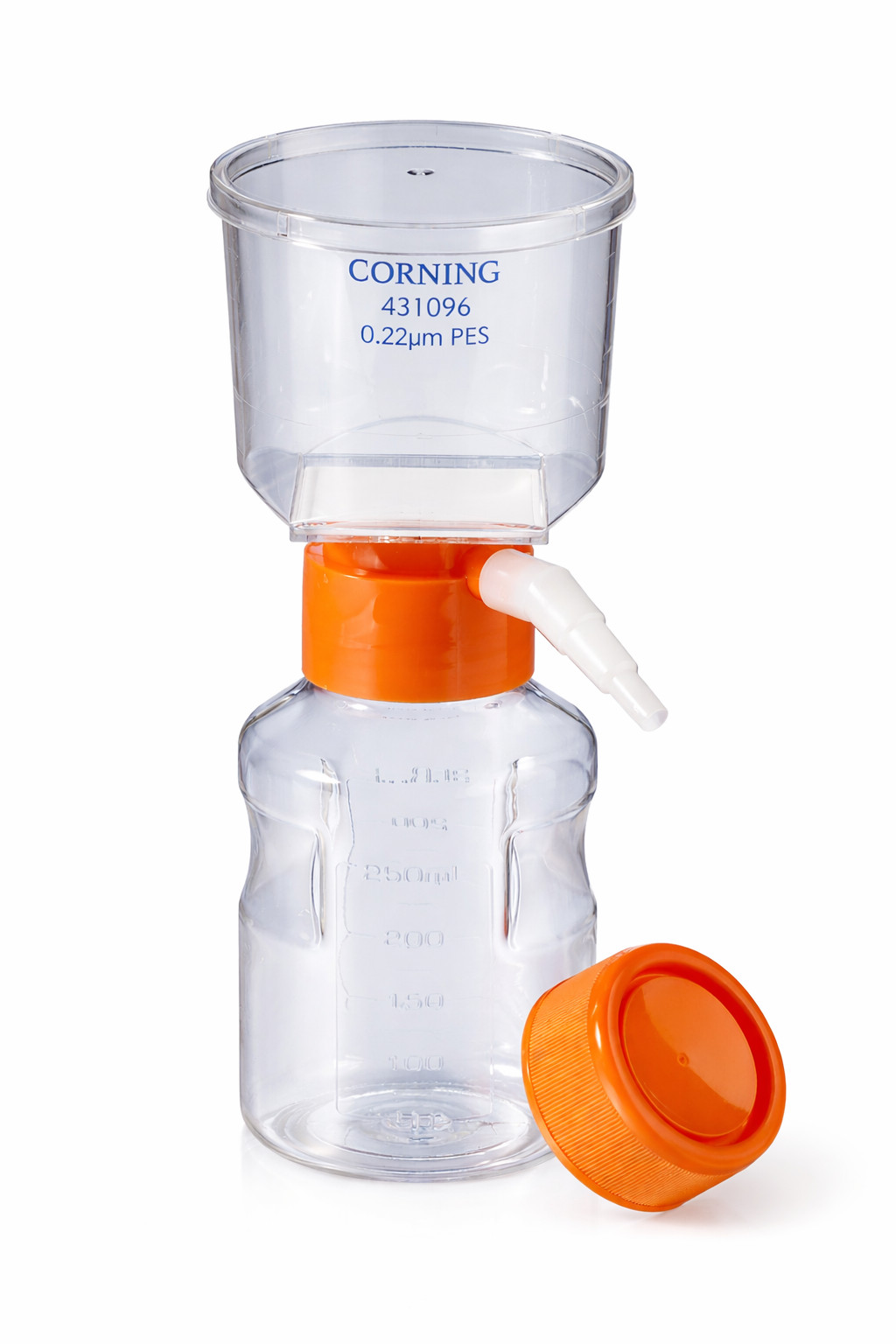 150mL Vacuum Filter Bottle 0.22µm PES Sterile Sealed 1 Pack – Corning 431153