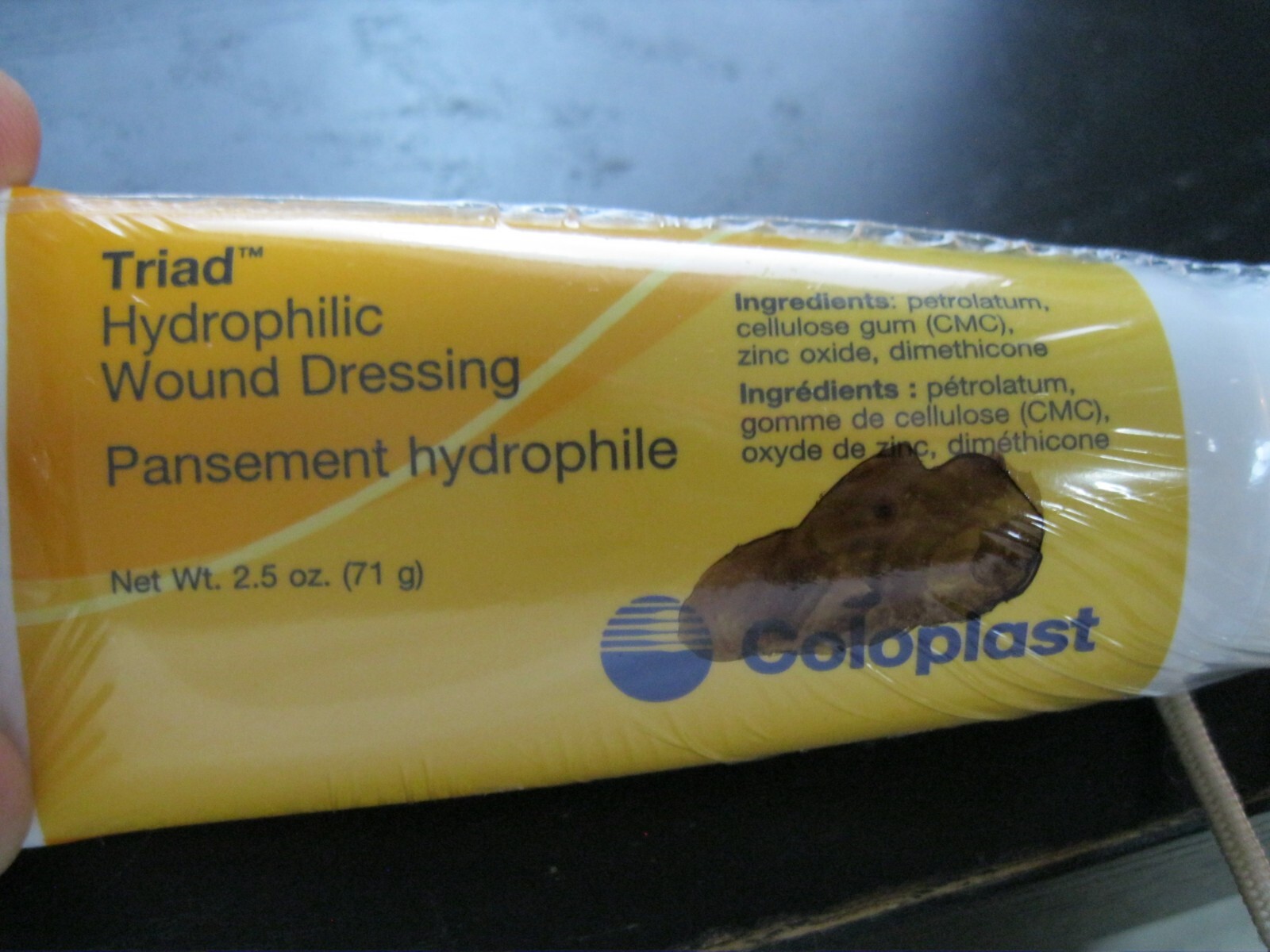 COLOPLAST TRIAD HYDROPHILIC WOUND DRESSING PASTE 2.5 OZ UNUSED SEALED