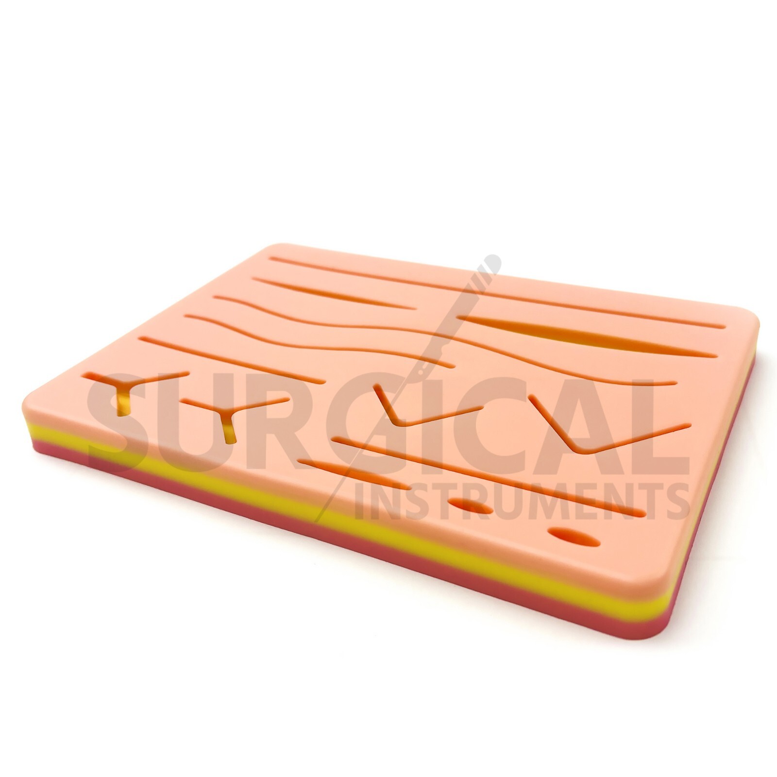 60 Pcs Skin Suture Practice Silicone Pad Wound Simulated Surgical Training Kit