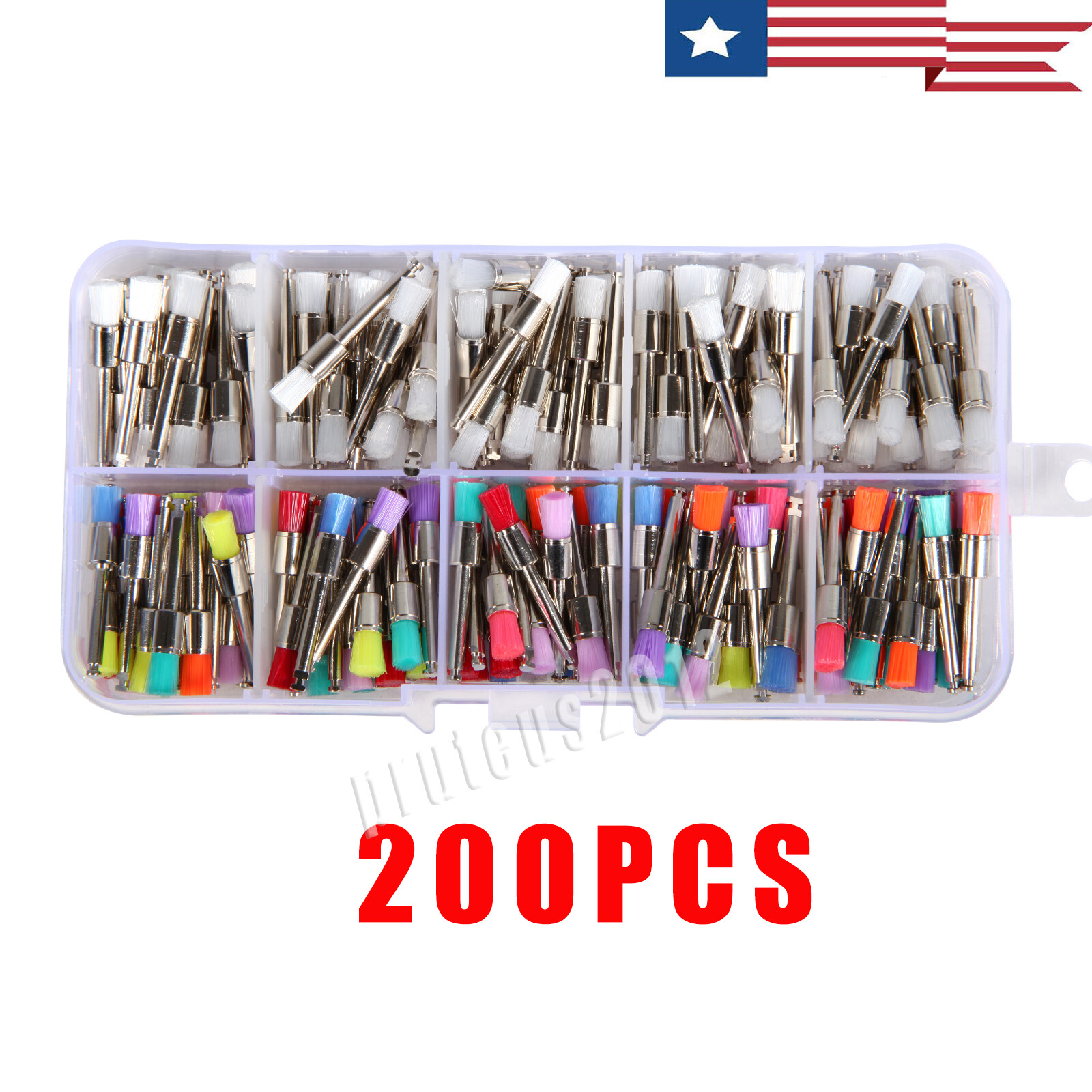 Dental Composite Polishing Kit Burs Brush Wheel Discs HP RA FG for Handpiece USA