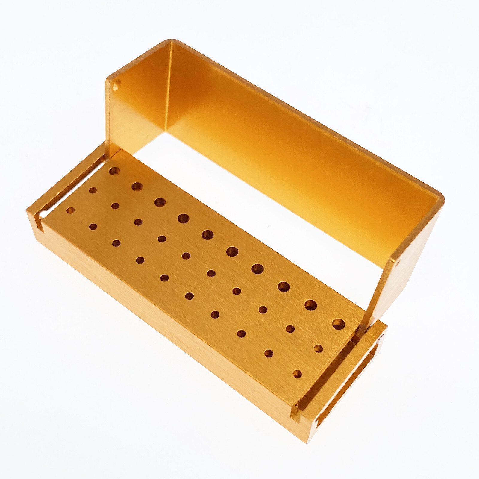 1 Pc 30 Holes Dental Bur Block Aluminum Holder High/Low Speed Autoclave FG RA