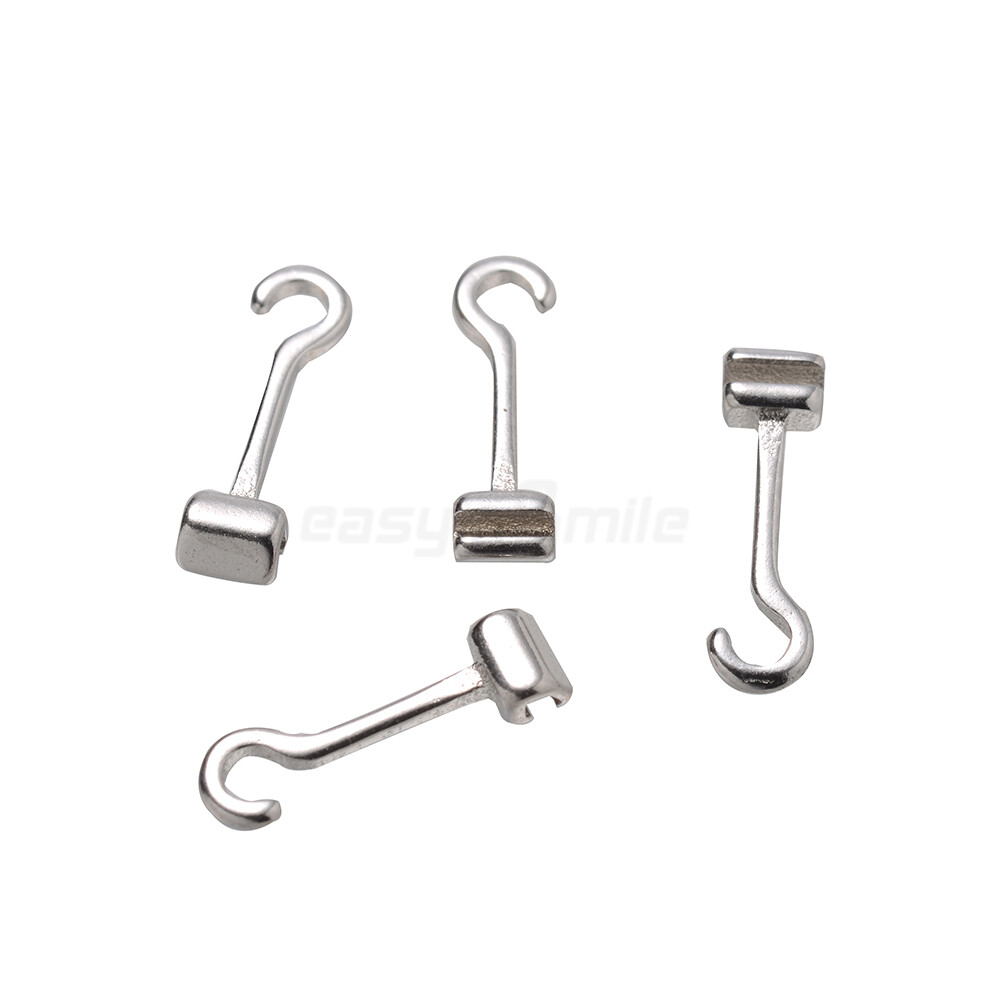 Orthodontic Crimpable Hook Stainless Steel Small/Medium/Large 10Pcs Easyinsmile
