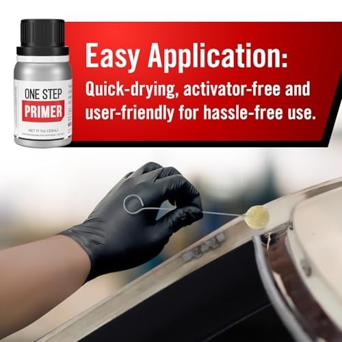Windshield Primer for Replacement – Fast Drying, UV Resistant, Adhesion Promoter
