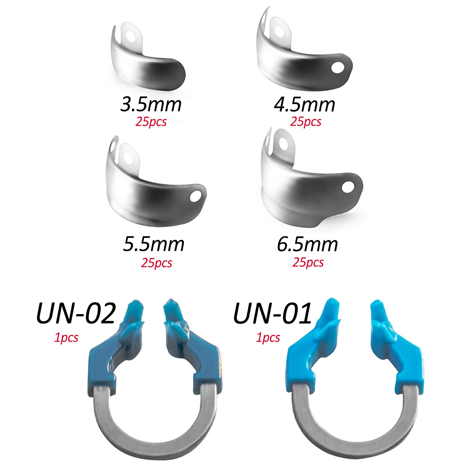 Dental Matrix Bands Ring Sectional Matrice Clamp Fit Garrison Palodent V3 System