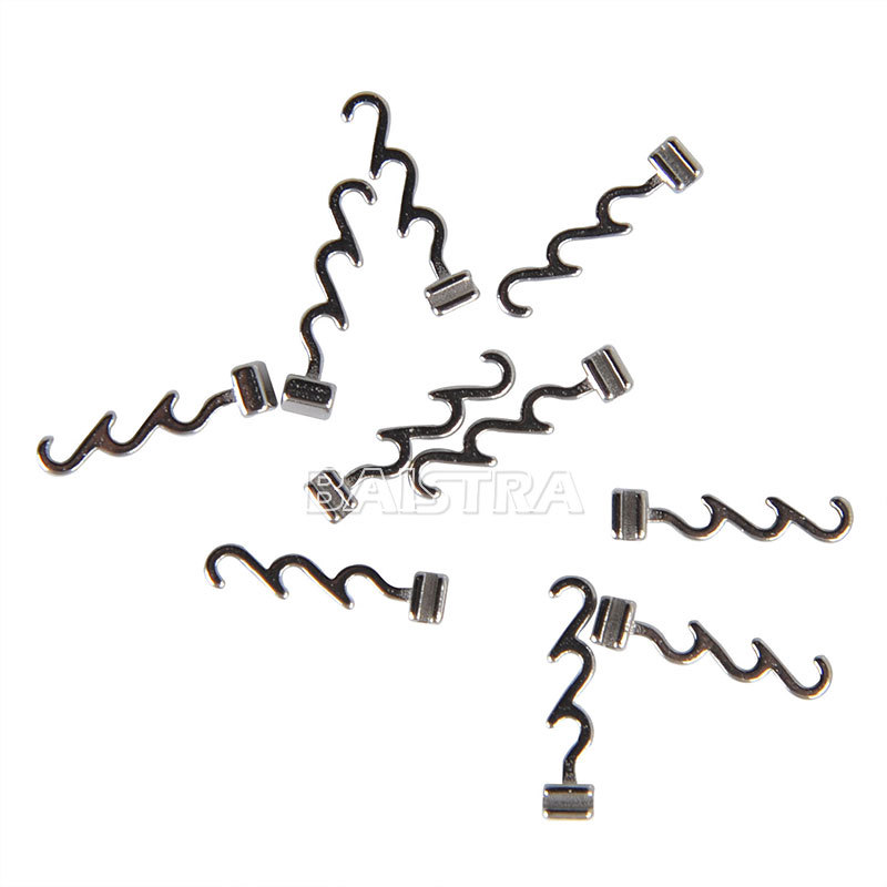 Dental Orthodontic Crimpable Hooks Stops/Long/Short/Sliding/Cross Tube 10 Types