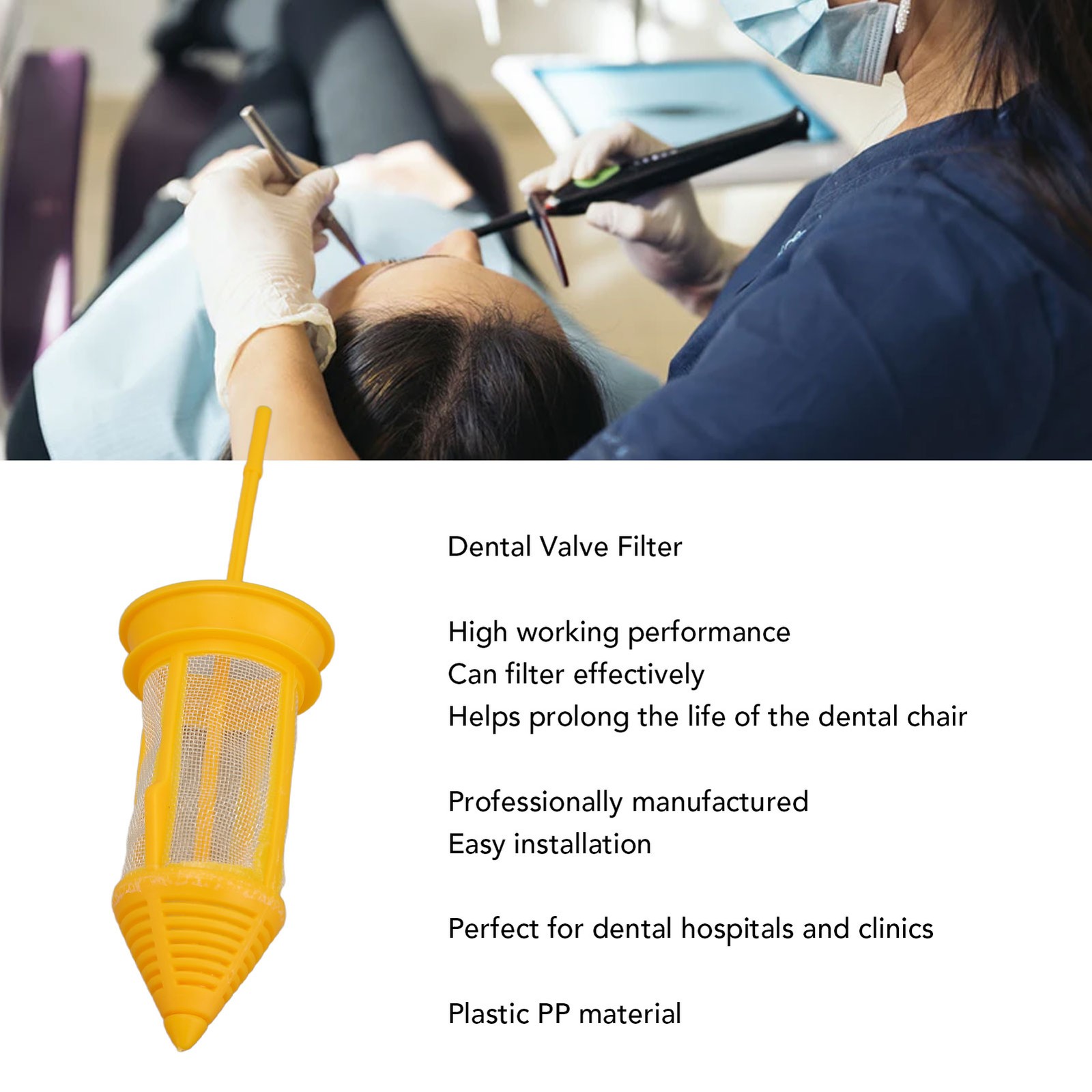 Dental Valve Suction Filter Eco-Friendly Material For Dental Use Premium