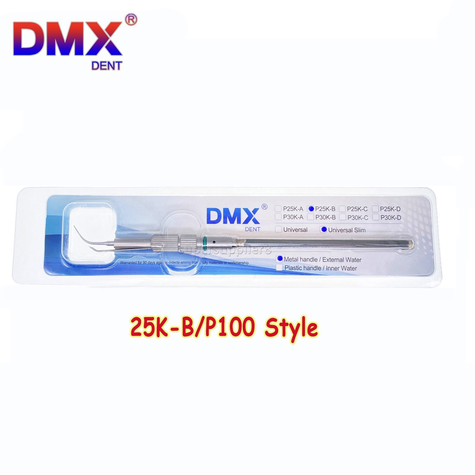 P-100 Style Cavitron Dental Insert Tip 25K/30K Ultrasonic Slim Serie Fit EMS/ART