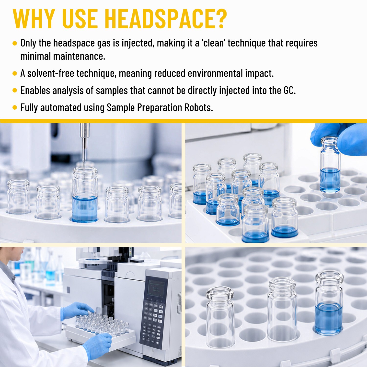 1000PCS 10ml Lab Vials Headspace Vials Glass Vials Clear 20mm Crimp top Flat