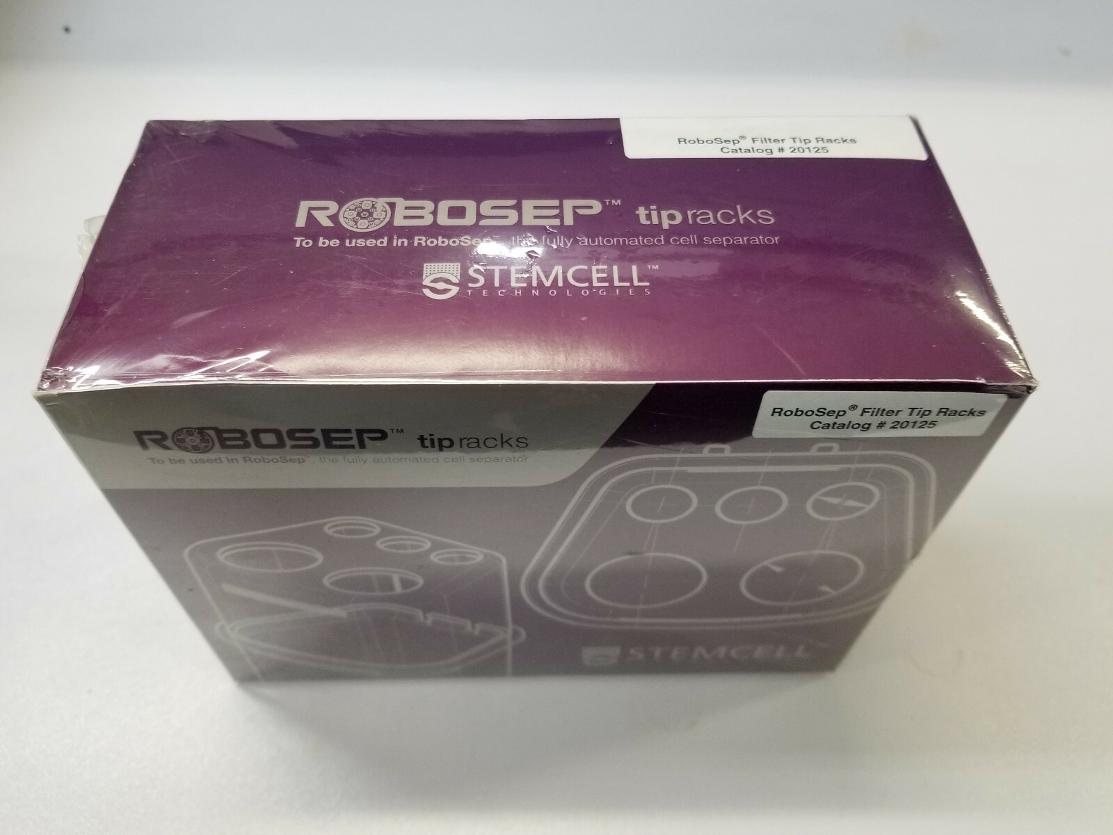 STEMCELL TECHNOLOGIES ROBOSEP FILTER TIP RACKS #20125, BRAND NEW