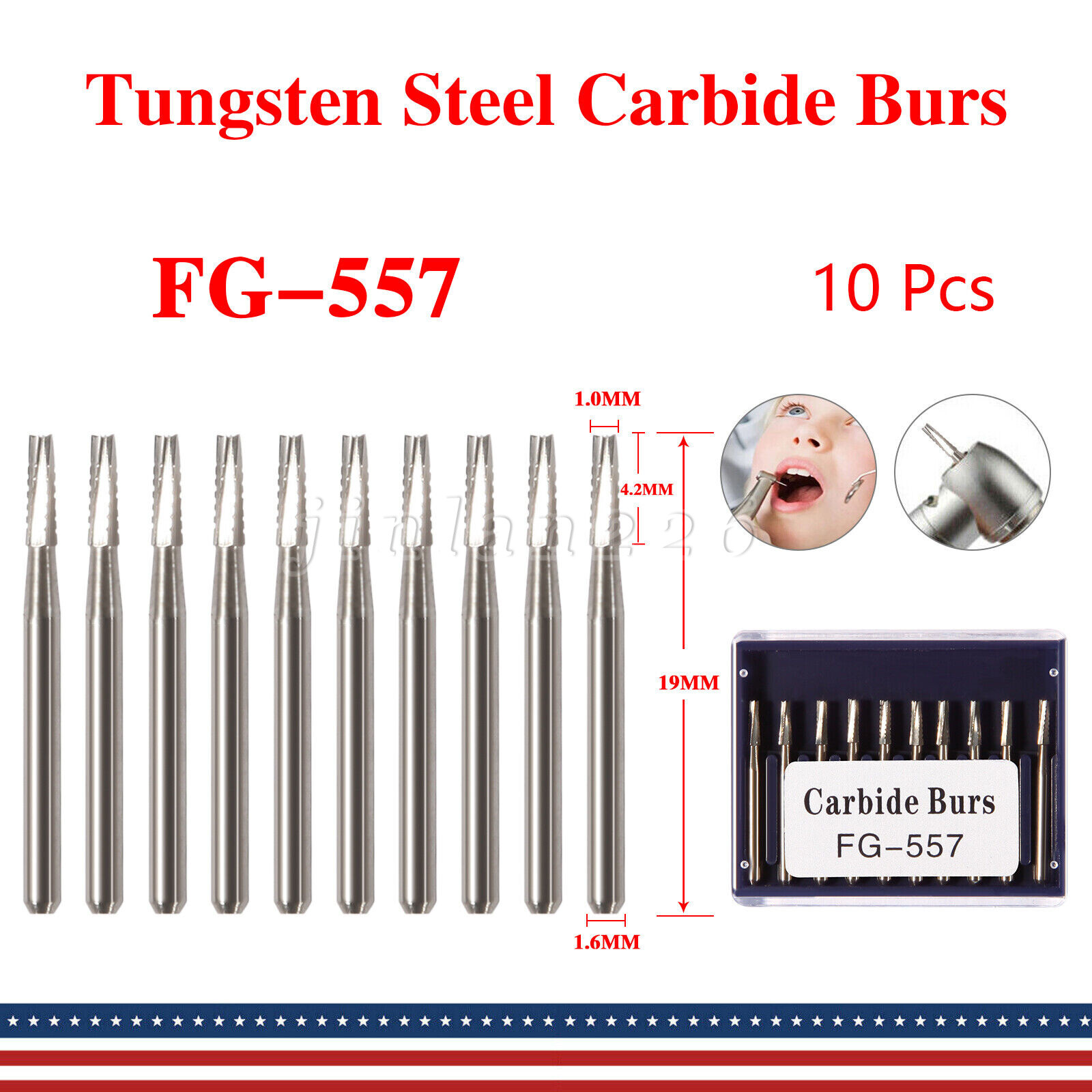 Burs FG557 FG557L Carbide Best Quality