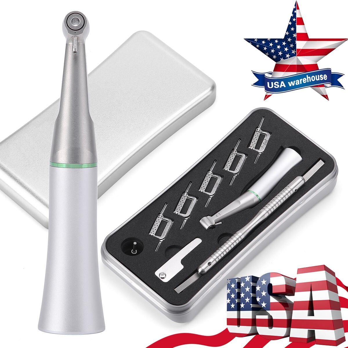 Dental Electric Orthodontic Interproximal Stripping Handpiece+Strips /Brackets