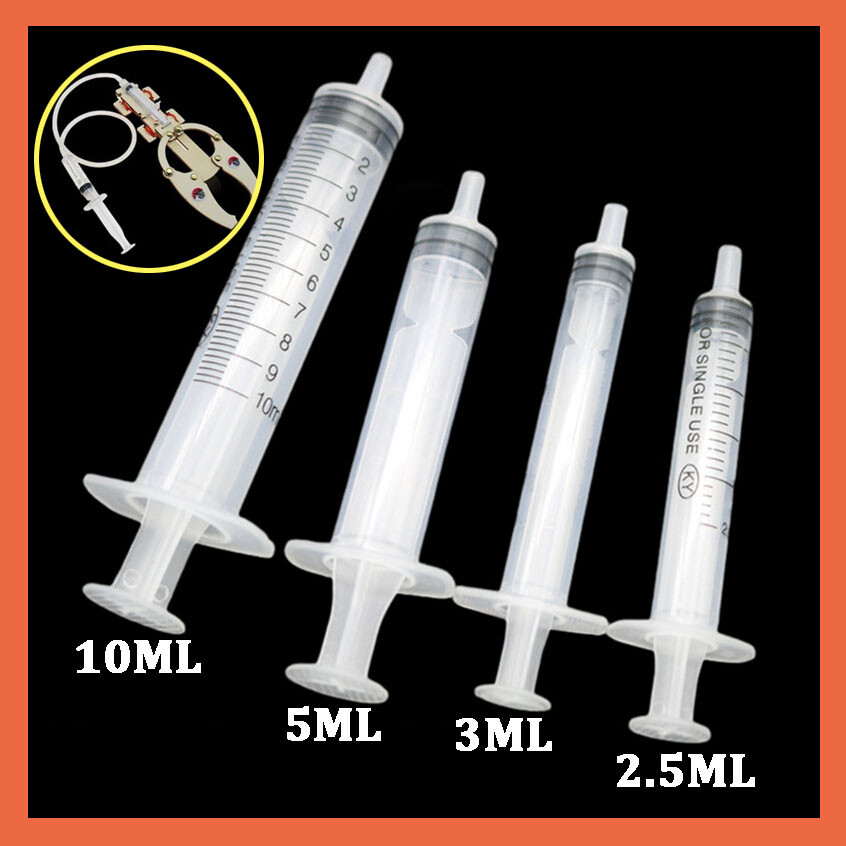 2.5ML 3ML 5ML 10ML Reusable Small Plastic Hydroponics Nutrient Measuring Syringe