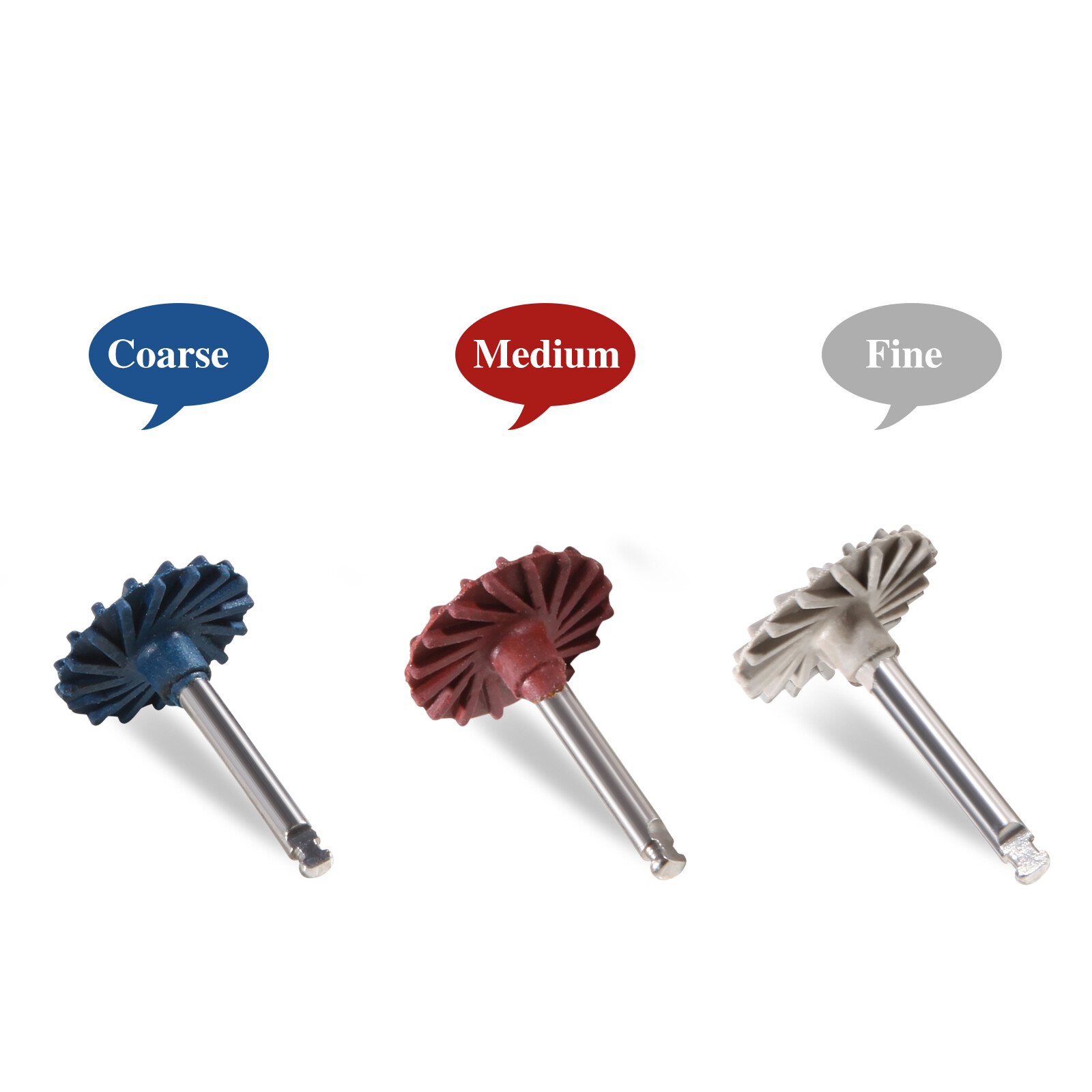 Dental Composite Polishing Kit Diamond RA Polisher Burs For Contra Angle 2.35mm