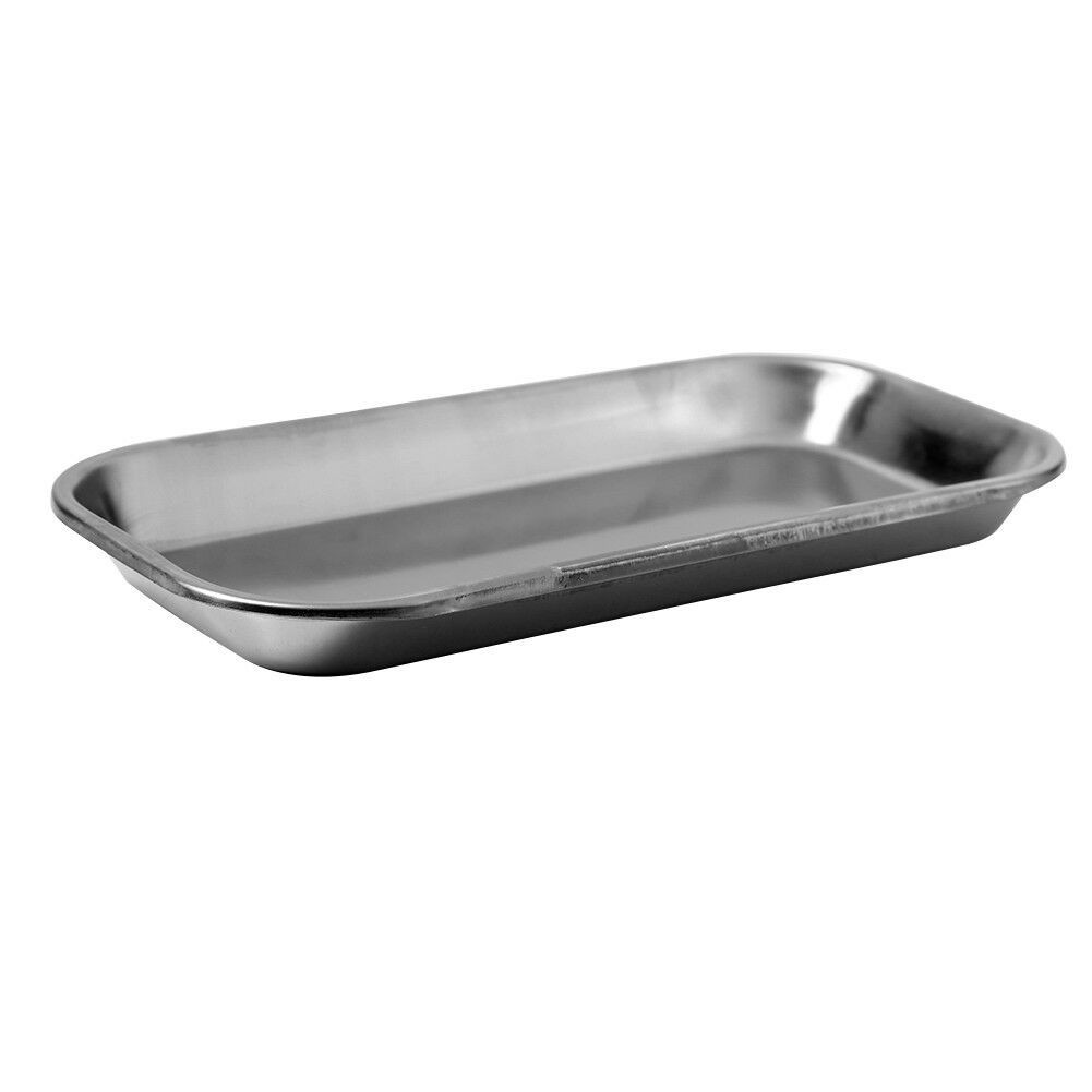 Multi-Purpose Dental Medical Stainless Steel Instrument Trays Tattoo Flat Tray