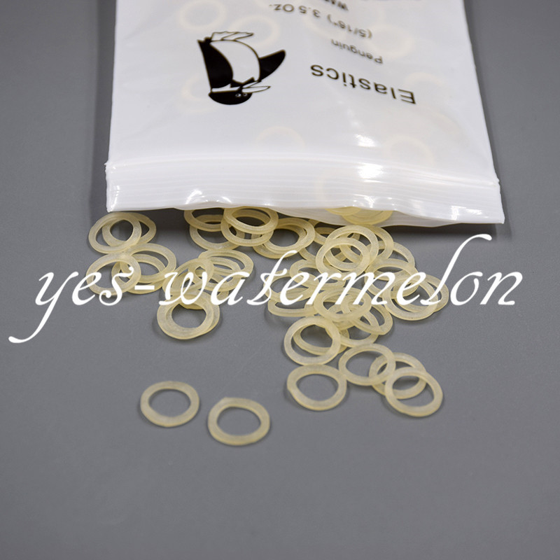 50 Packs Dental Orthodontic Rubber Bands Ring Elastics Latex Braces 15 Sizes