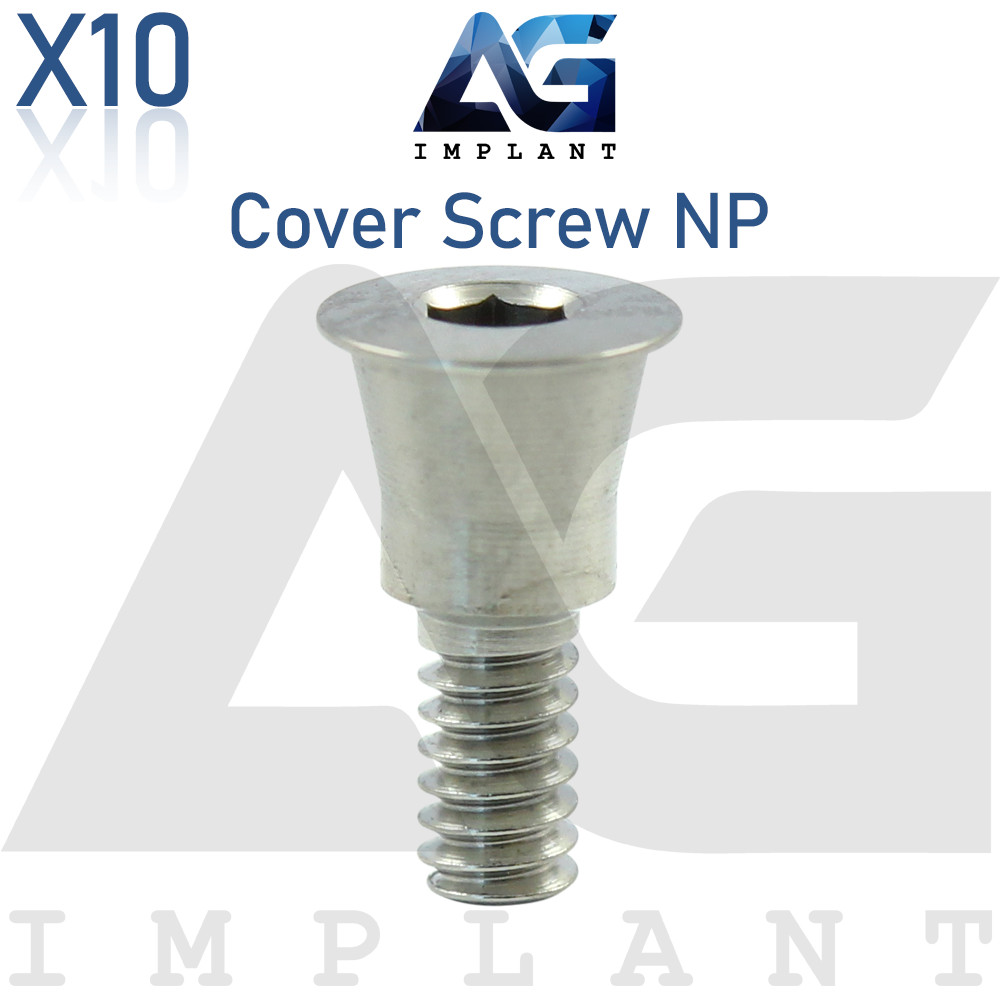 10 Dental Titanium Cover Screw NP Conical Connection Hex 2.25mm System Fixture