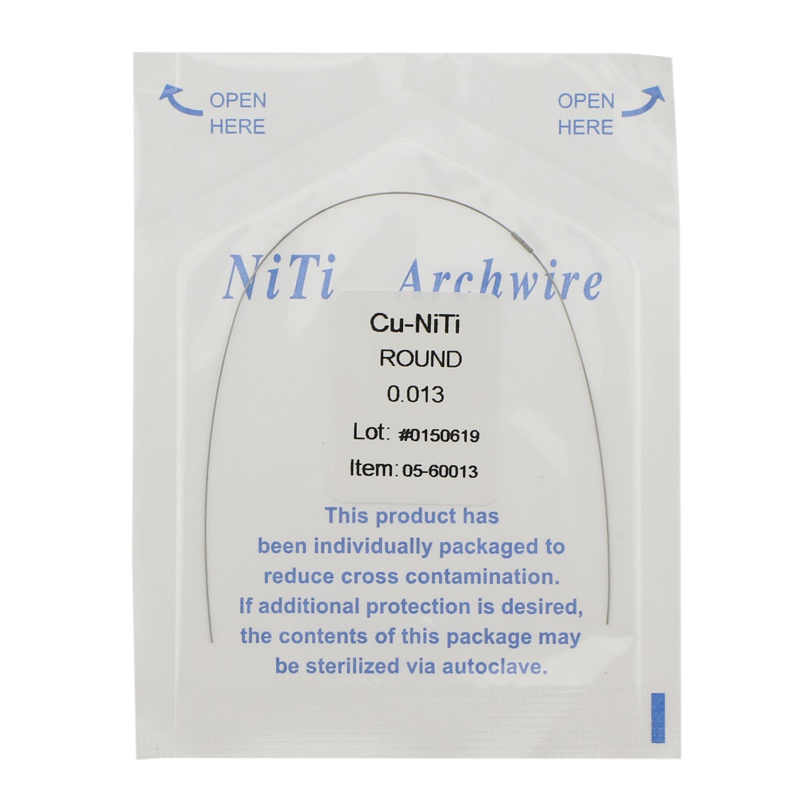 Orthodontic DAMON Cu-Niti Arch Wires Dental Copper Niti Wire with Stops 013 018