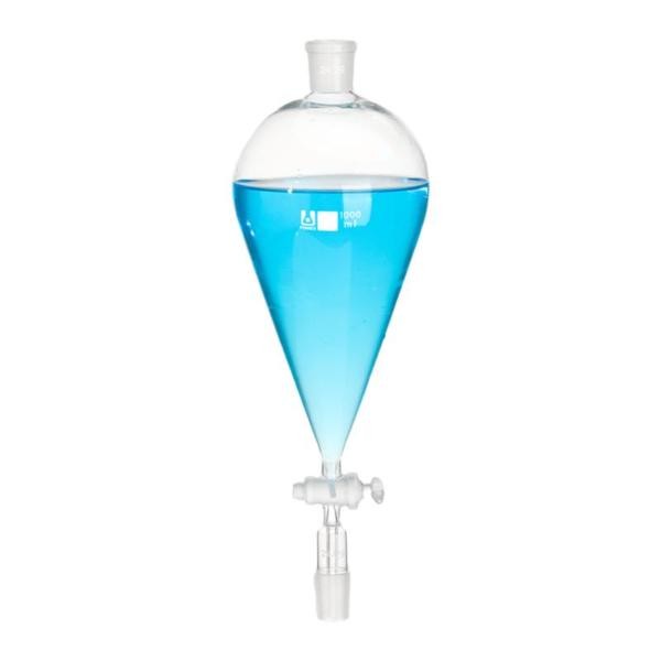 Pear-shaped Separating Funnel 60ml-1000ml Borosilicate Glass Double Joints