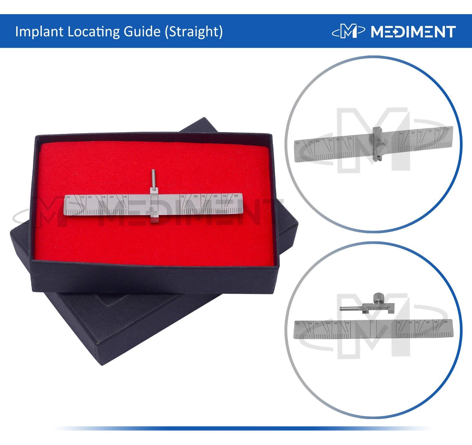 Dental Implant Locating Guide Surgical Planting Positioning Locator Angle Ruler