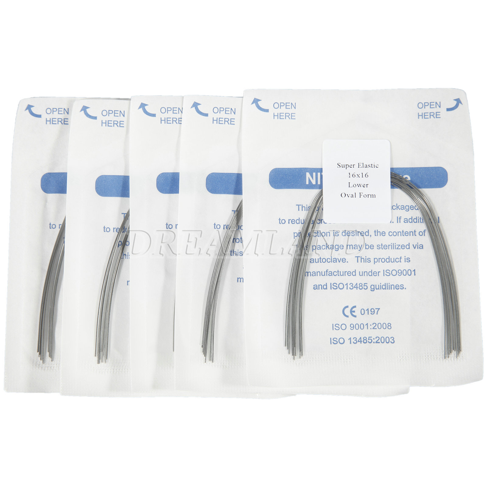 Dental Orthodontic Heat Thermal Activated Niti Rectangular Arch Wires