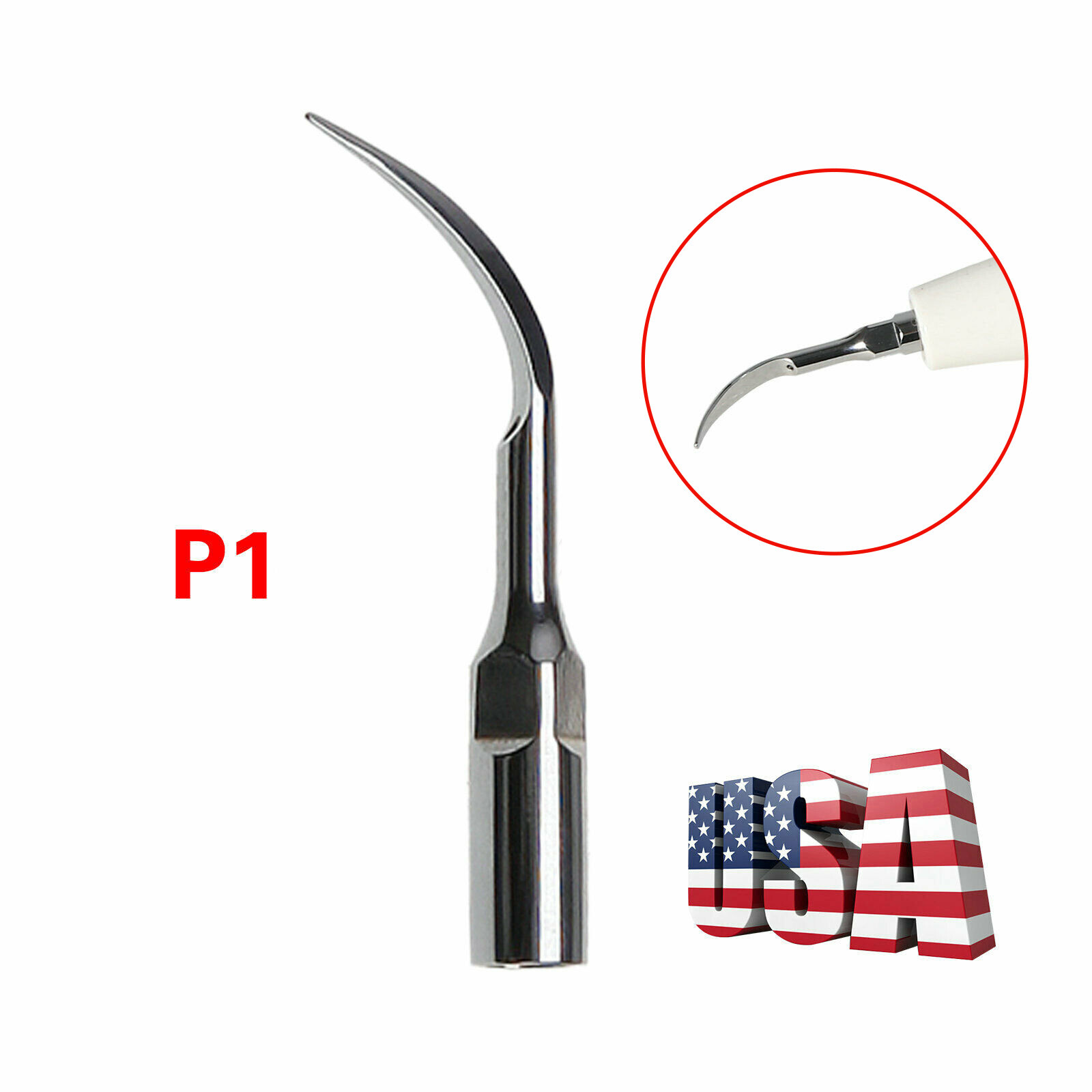 10Pcs Dental Ultrasonic Piezo Scalling Tips Fit EMS SKYSEA Scaler Handpiece