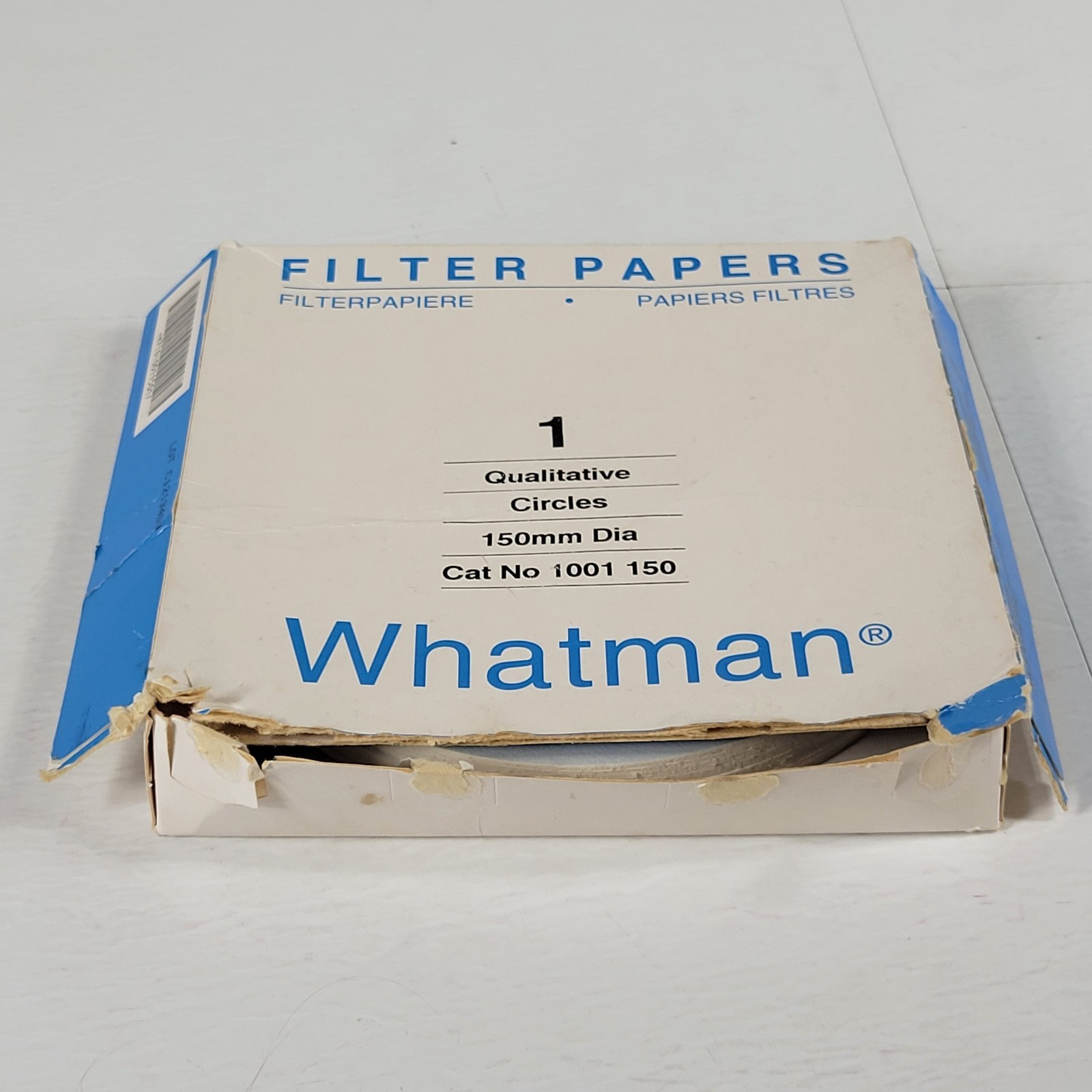 WHATMAN 1001-150 150mm Diameter Qualitative Filter Papers, Partial 100-Pack
