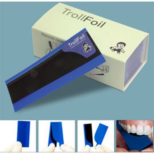 TrollFoil Double Sided Blue 3″ x 0.75″ 8-Micron 500/Bx