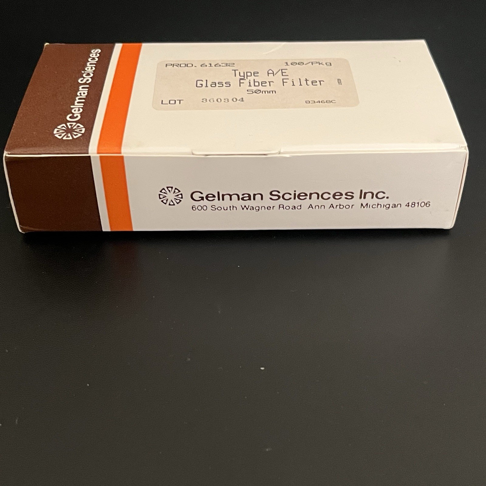 Gelman Sciences Type A/E Filter Circles 50mm 100/Pkg Prod 61632 Open Box