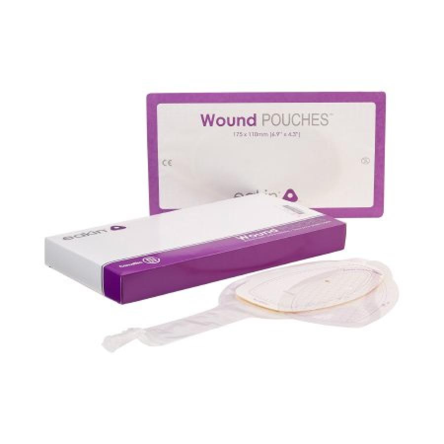 ConvaTec Eakin Fistula Skin Barrier 4.3 x 6.9 In. Transparent Non-Sterile 5 Ct.