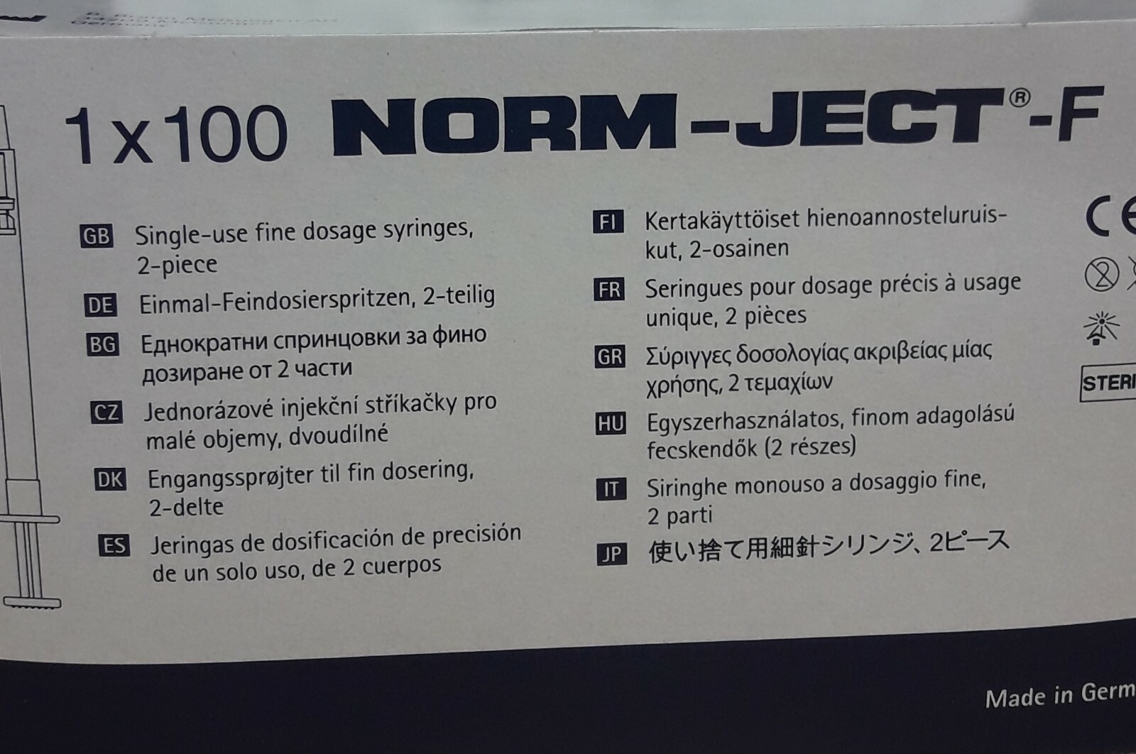 Norm-Ject Syringe