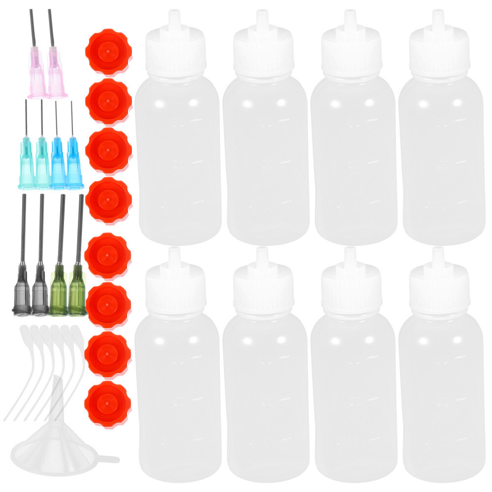 1 Set Small Portable Glue Bottles With Fine Tip for Sewing Daily Craft Home