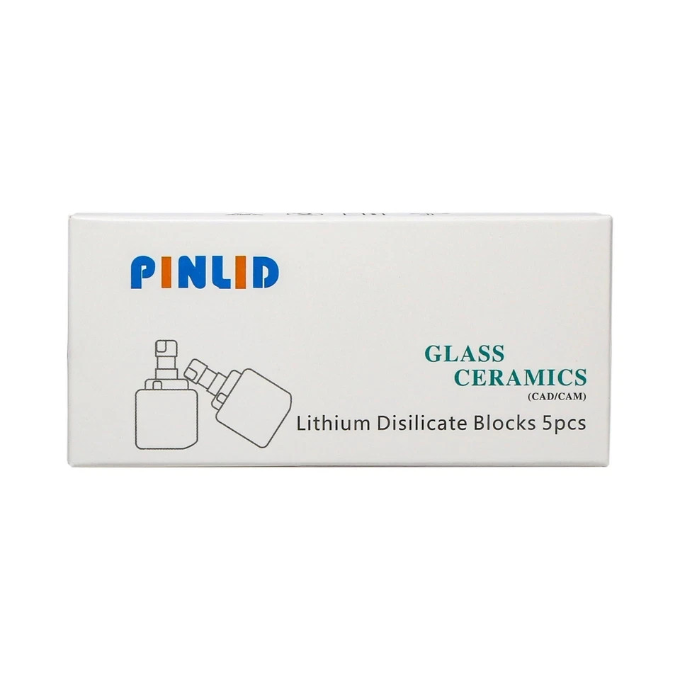 10Pcs/Box C14 Ceramic Blocks Lithium Disilicate Cerec CAD CAM HT/LT/MT A1 A2 A3