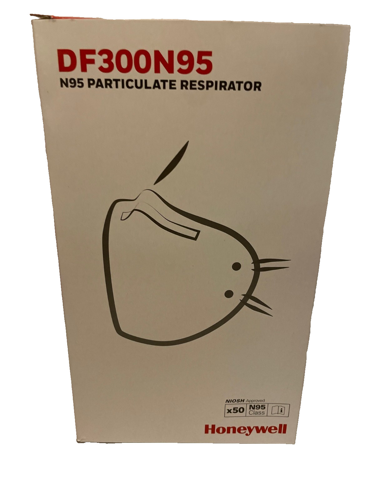 3 Boxes of 50 (150 total) Safety DF300 N95 Flatfold Disposable Respirator