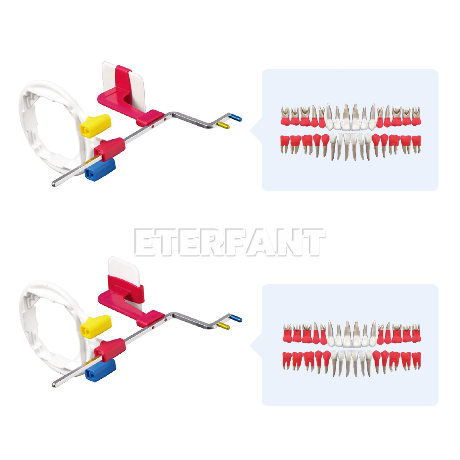 2xUniversal Aiming Arm Color Coded Rinn XCP-ORA Style X-Ray Positioning System